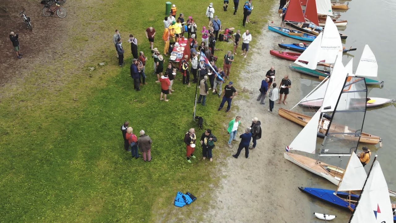 Canoe sailing criterium in Bremen
