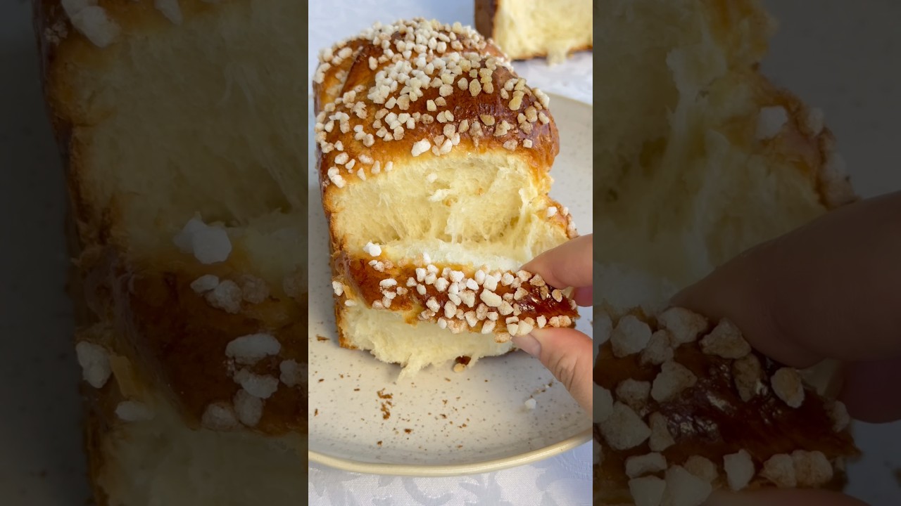 BRIOCHE FILANTE 🍞 #brioche #recette