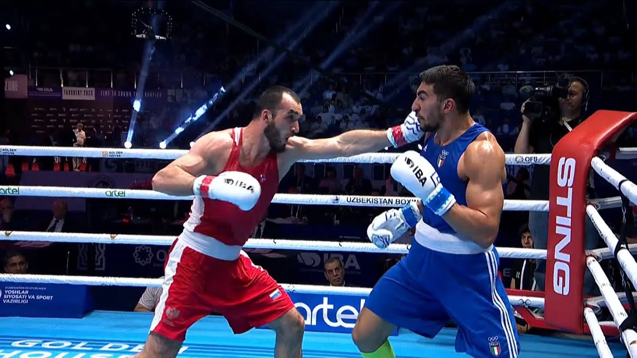 Finals (92KG) GADZHIMAGOMEDOV MUSLIM (RUS) vs MOUHIIDINE AZIZ ABBES (ITA) | IBA Championships 2023