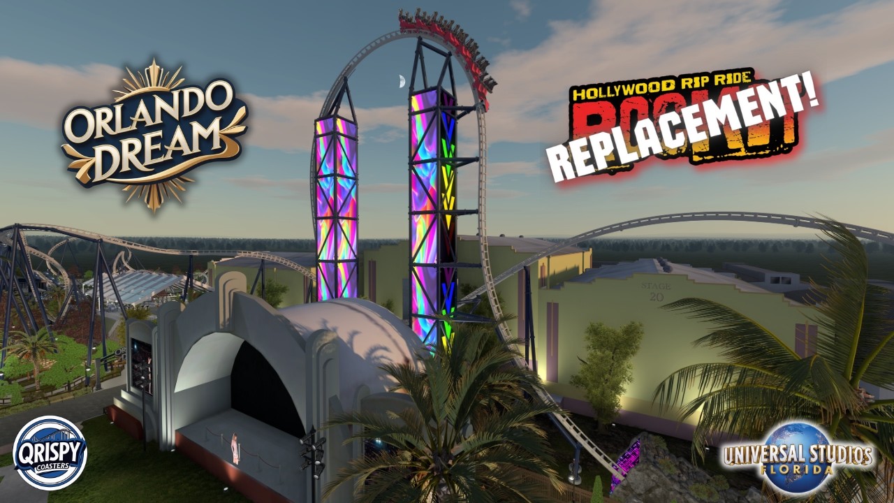 Hollywood Rip Ride Rockit Replacement POV | Orlando Dream | Universal Studios Florida Concept