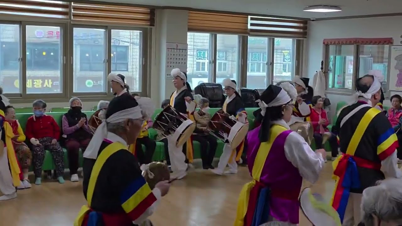 성당포구 농악 대보름 행사 복지회관
