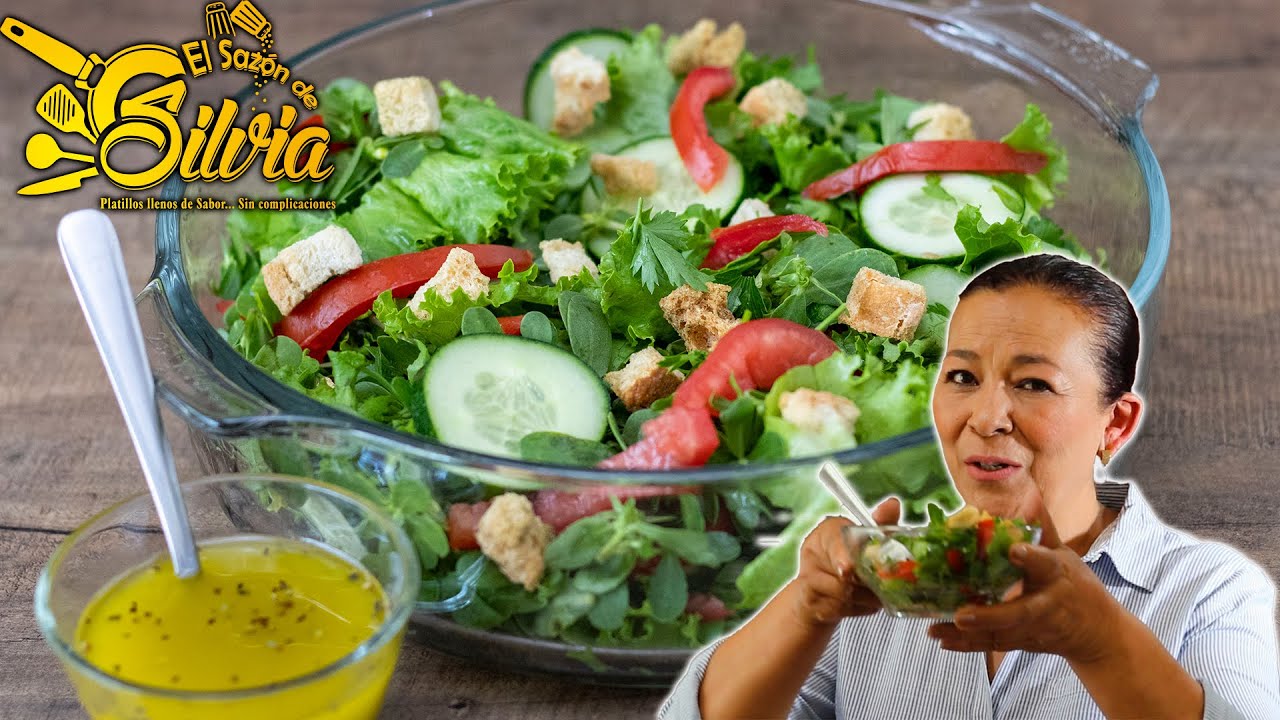 TIENES QUE PROBARLA!!! ENSALADA de VERDOLAGAS con su VINAGRETA 🥗🥬🍅