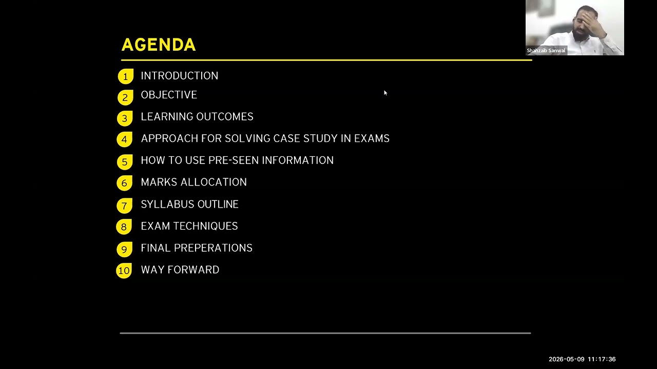 Exam-Focused Revision Sessions for CFAP & Strategic Case Study Level Students May 2026