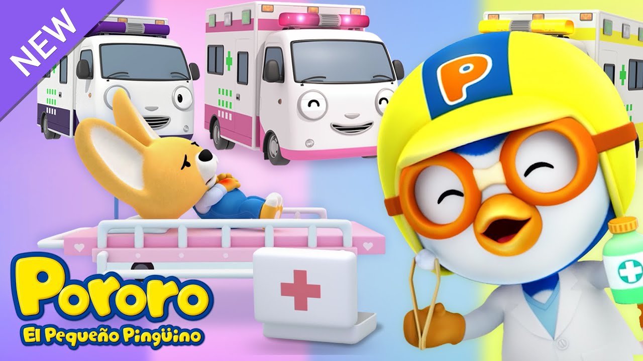 Juego del Hospital Arcoíris | Aprende los Colores con Pororo🎨 | Colores | Pororo en español