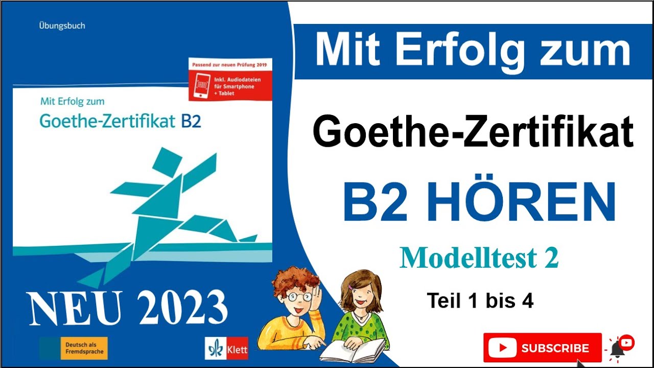 Goethe Zertifikat B2 Hören 2023 | DTZ |  ÖSD Prüfung Hörverstehen 2023 | ÖSD | Telc B2 Hören 2023