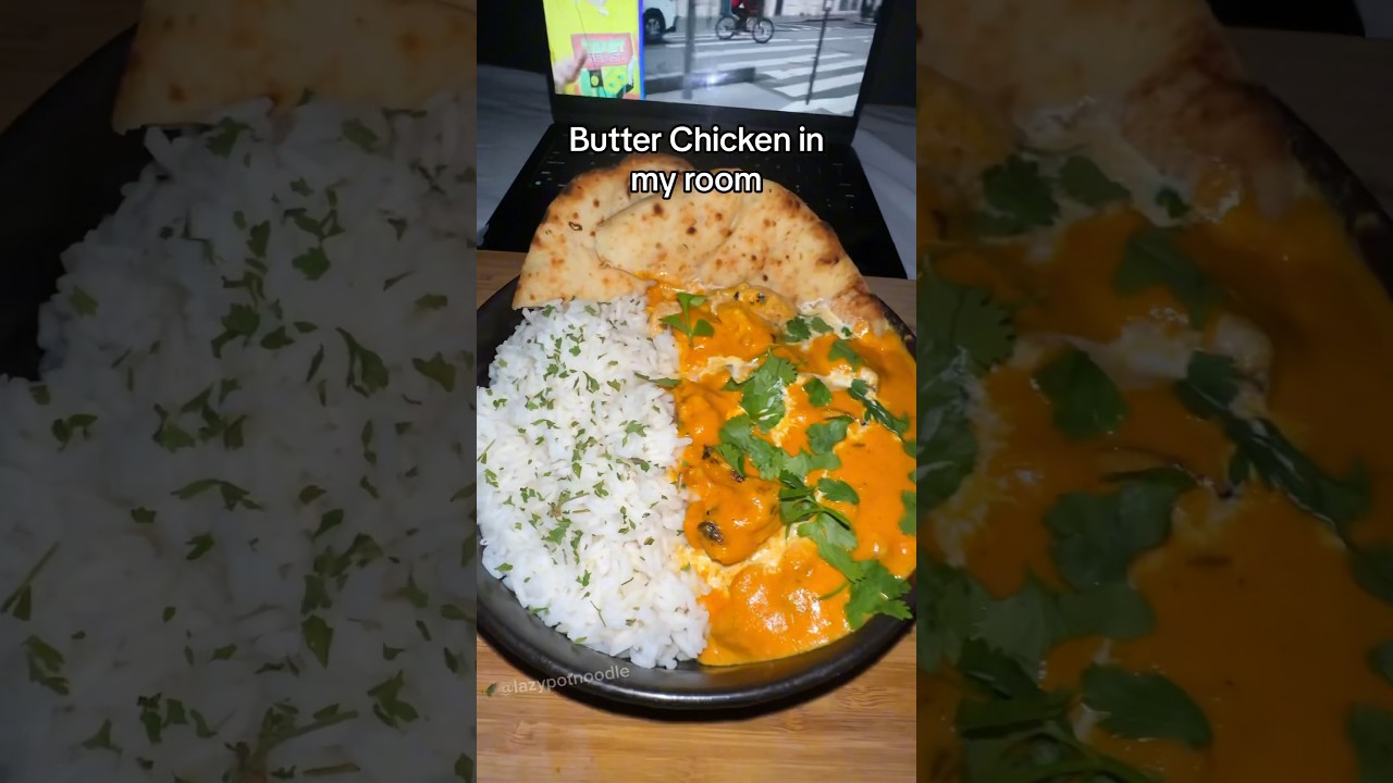 Butter Chicken in my dorm #shorts