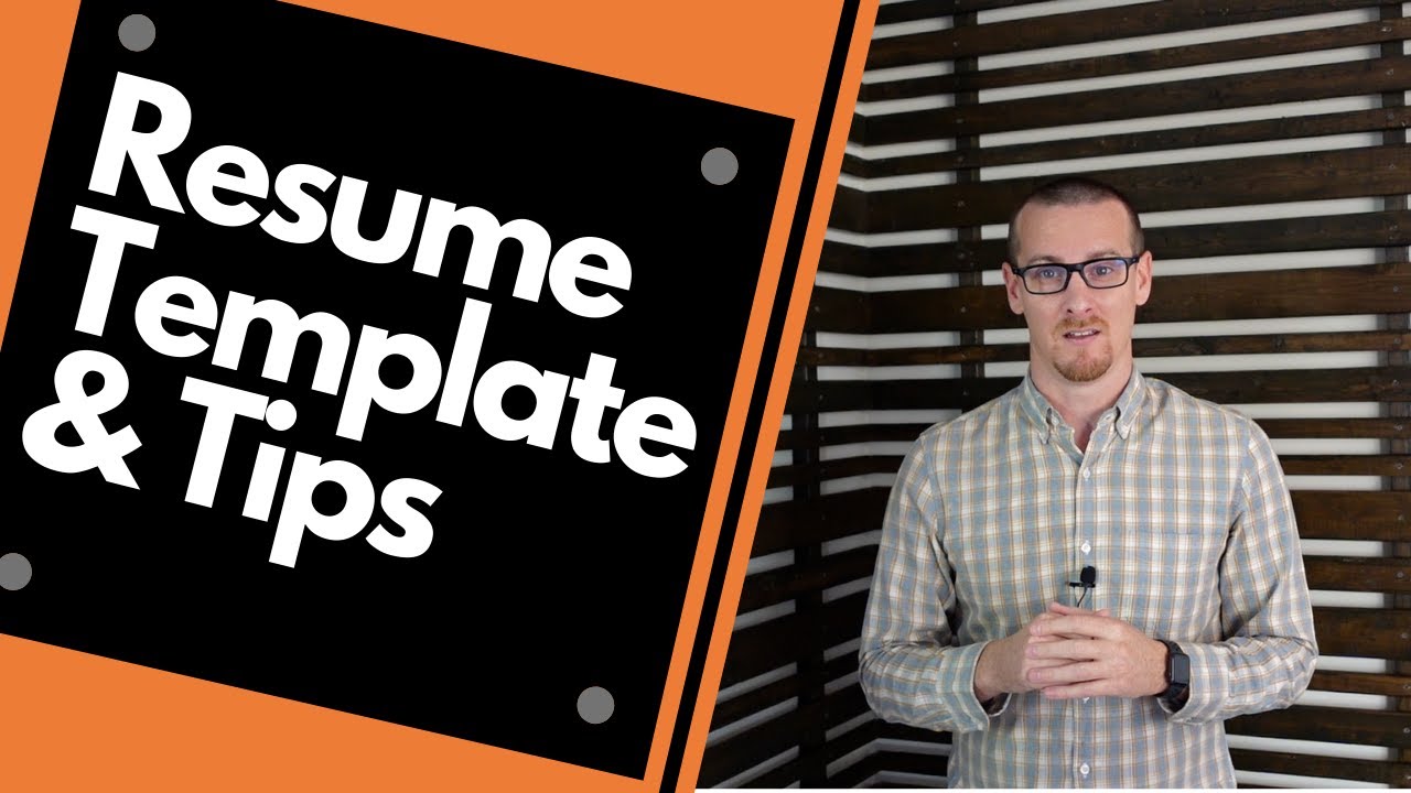 How To Write A PROFESSIONAL RESUME | Resume Template Included