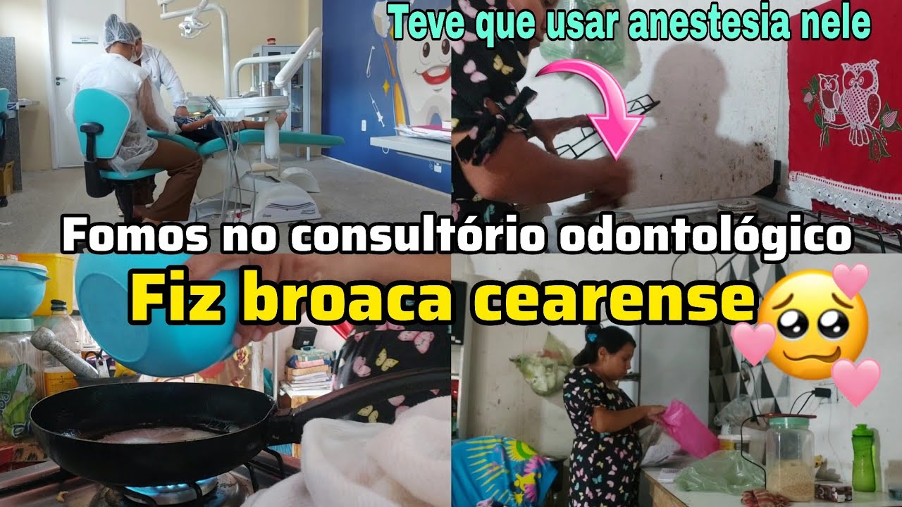 Dentes dele tá nascendo um atrás do outro e não amolece😓/ Fiz broaca cearense 😋