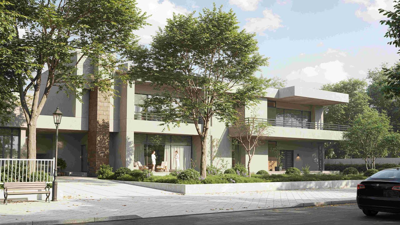 Modern residential architectural visualization | D5 Render