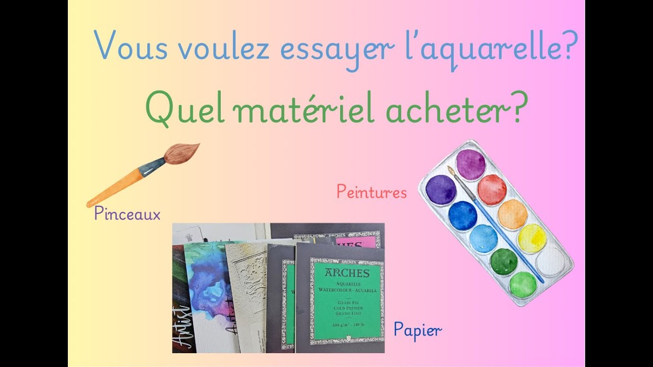 Le matériel essentiel pour débuter l’aquarelle | Guide pour débutants