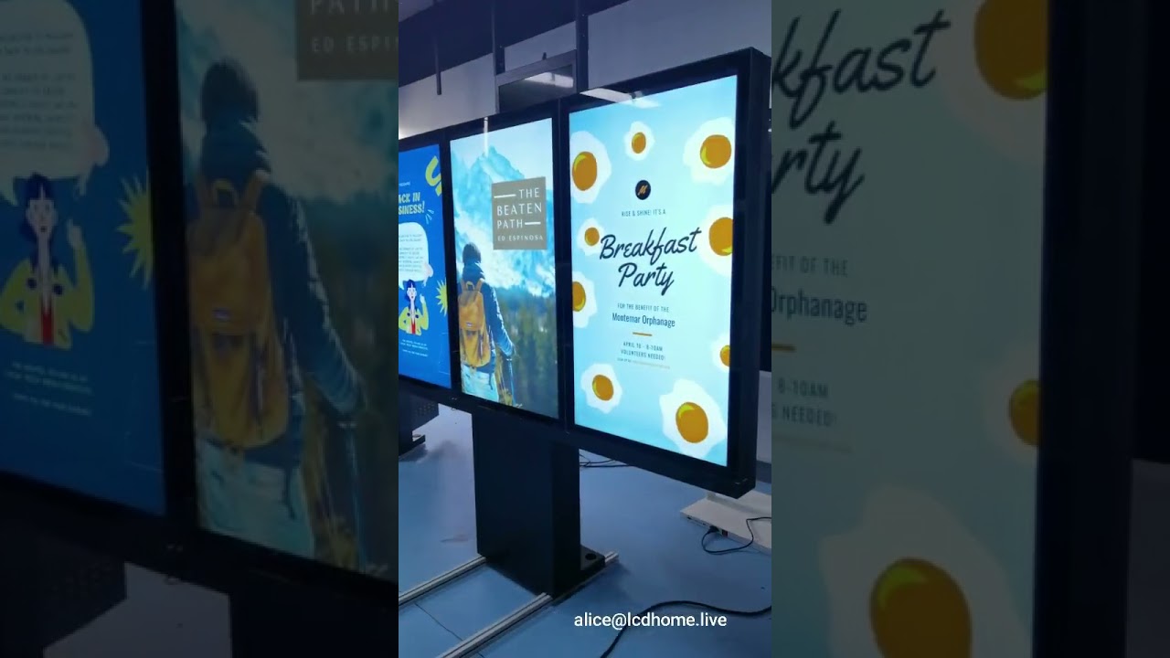 Drive-thru Menu Board in McDonald restaurant Outdoor Digital Signage Retail solution customized