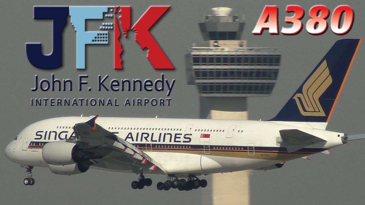 AIRBUS A380 at JFK (2015)