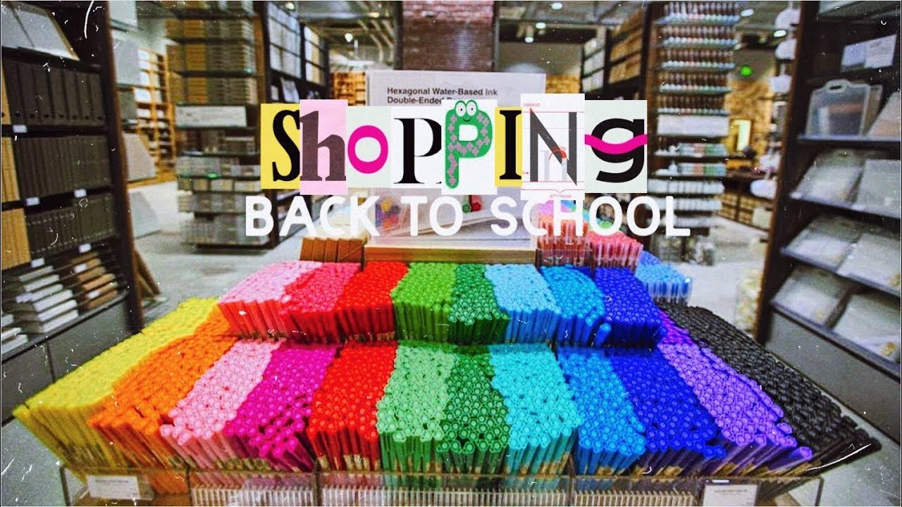 Back To School Supplies Shopping 2018