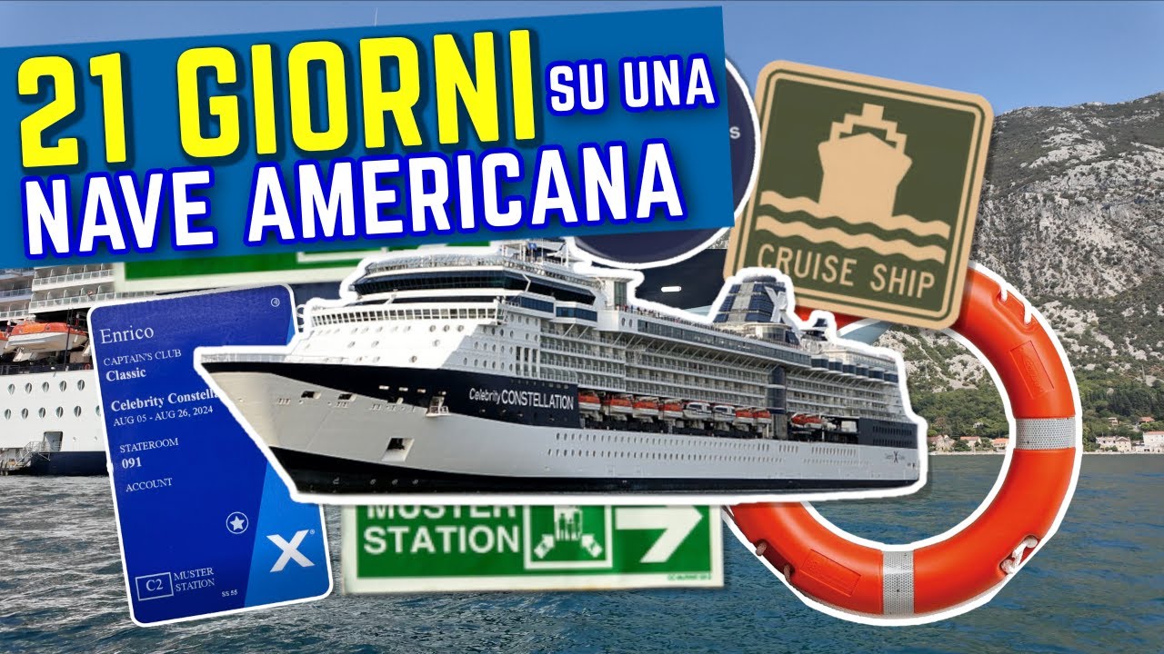 CROCIERA 21 GIORNI SU UNA NAVE AMERICANA: L'Esperienza Completa in un Vlog!