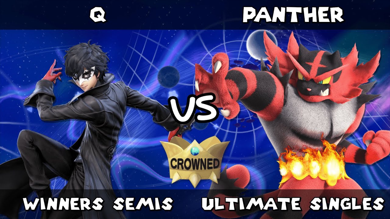 CROWNED # 16 | Q (Joker) vs Panther (Incineroar) | Winners Semis | SSBU Smash Ultimate