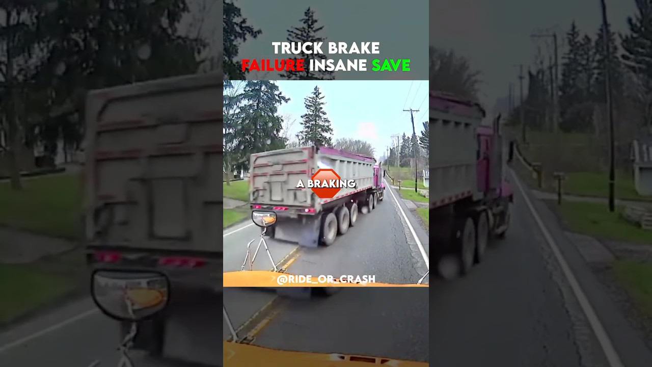 Truck Brake Failure &ndash; Unbelievable Save! 🚚🔥