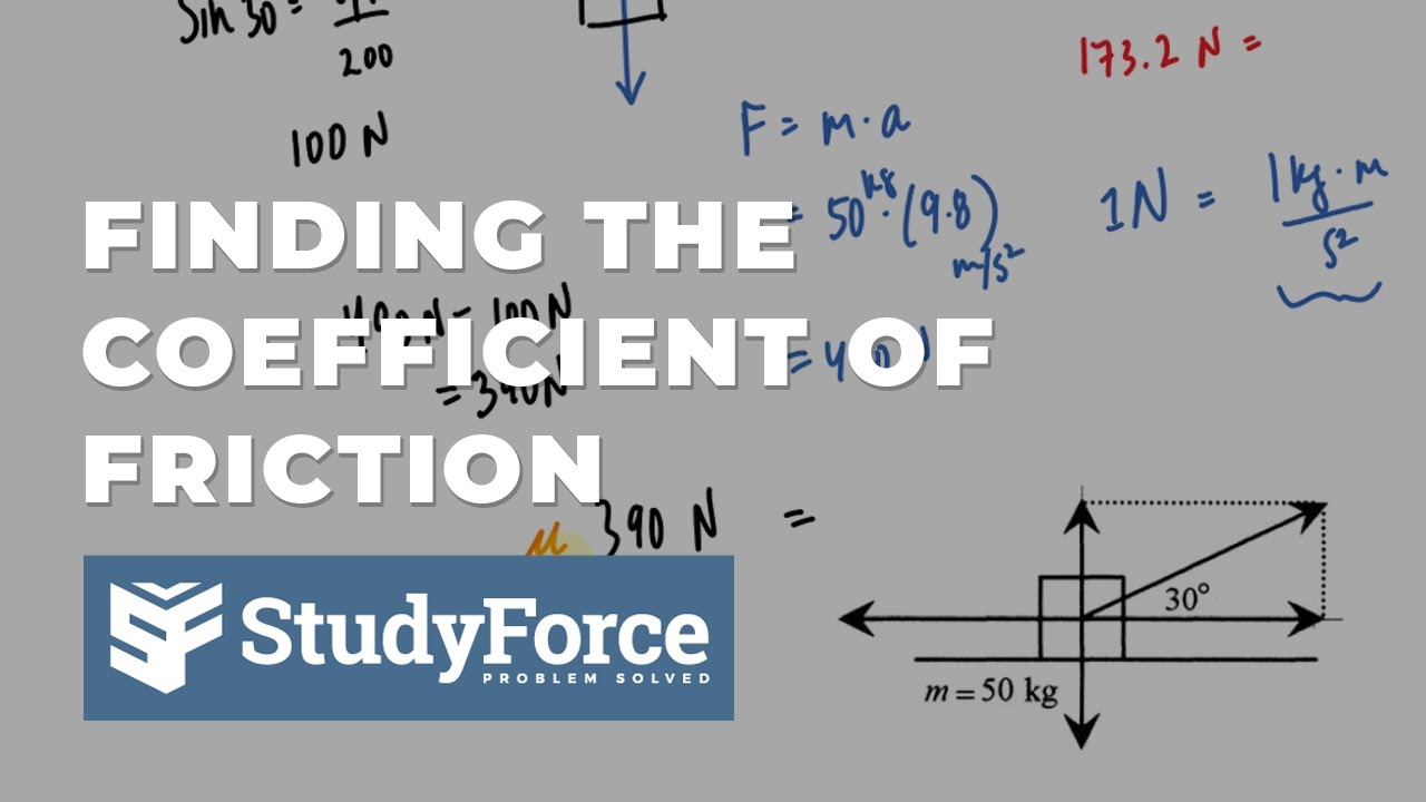 Finding the Coefficient of Friction | Forces Sled Problem