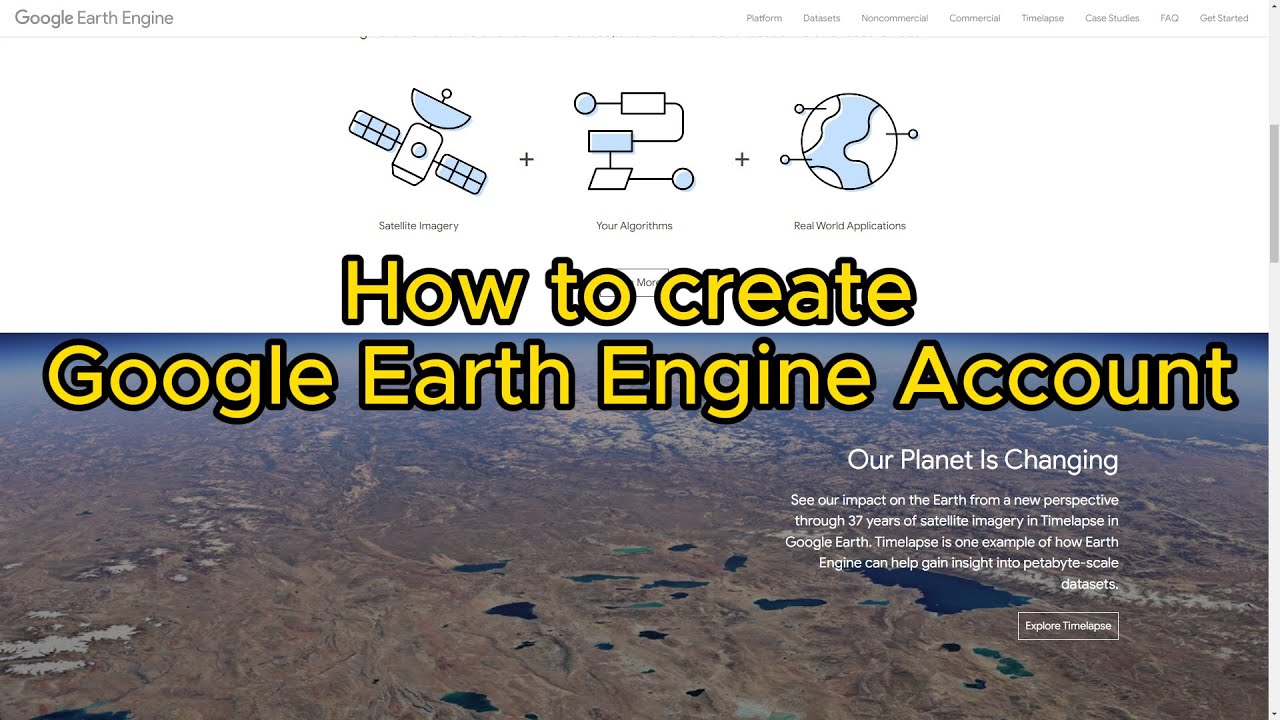 How to Create Google Earth Engine Account | Google Earth Engine Tutorial for Beginners