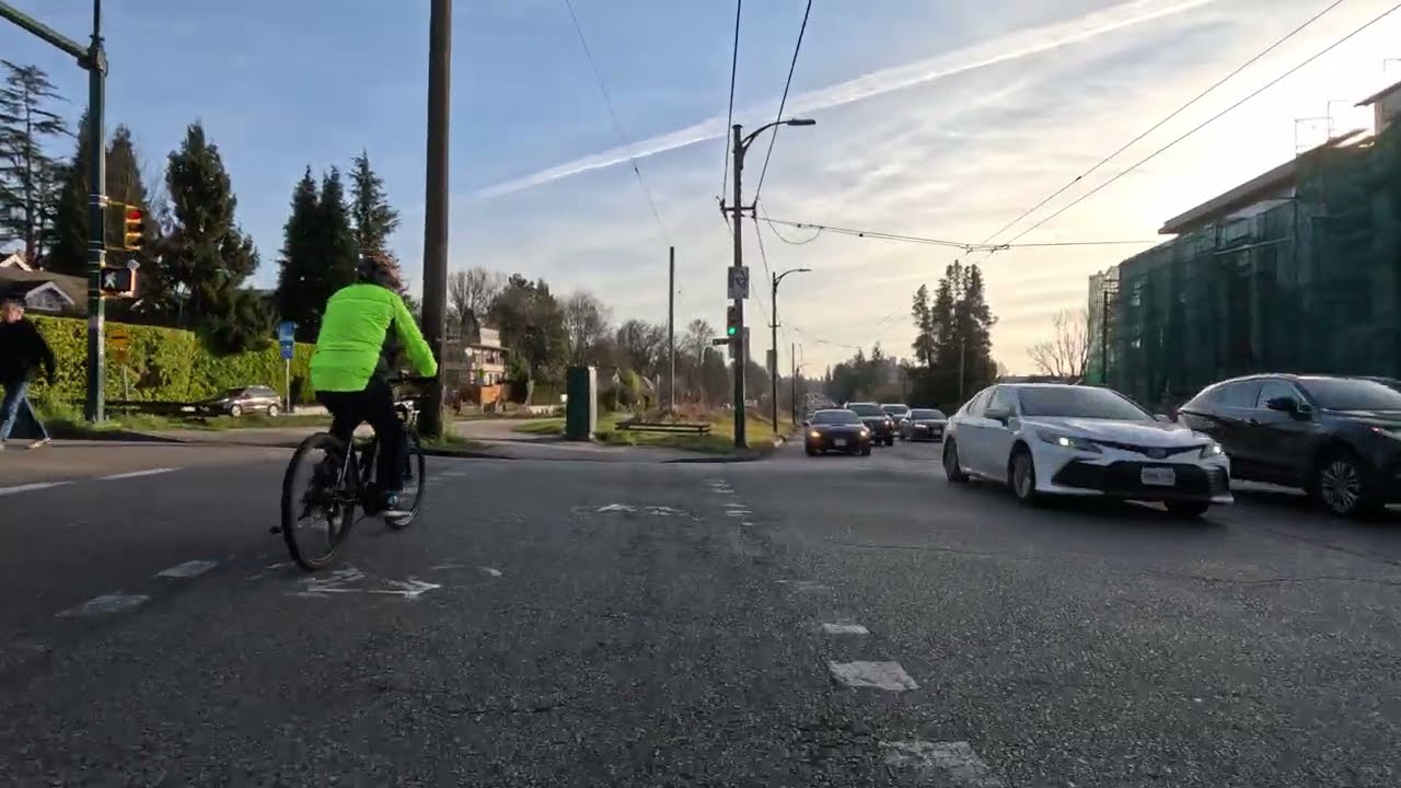 Biking in Vancouver, BC, Canada