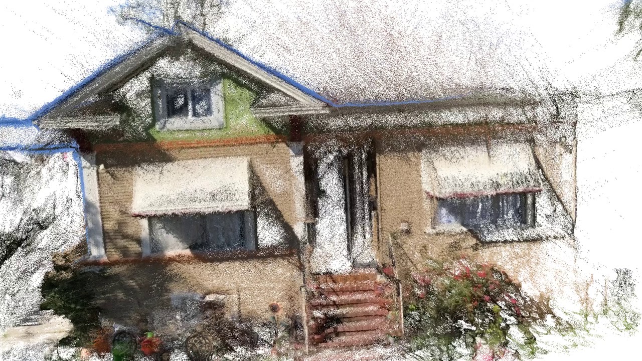 Colmap Reconstruction of a House