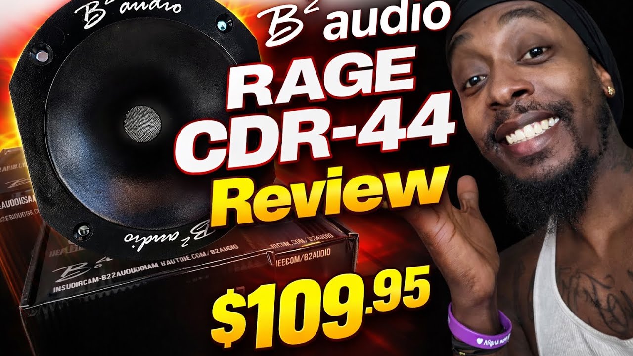 B2 Audio Rage CDR-44 Titanium Driver| Review & Testing!