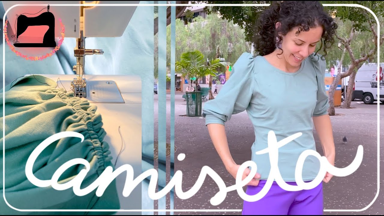 La aventura de la costura: Crea una camiseta con mangas abullonadas desde cero y deslumbra.
