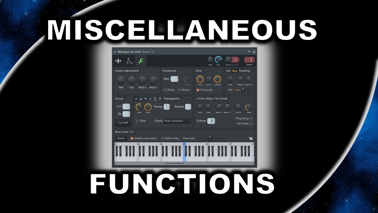 Comment utiliser les MISCELLANEOUS FUNCTIONS - Tout sur le Channel Rack (partie 6)
