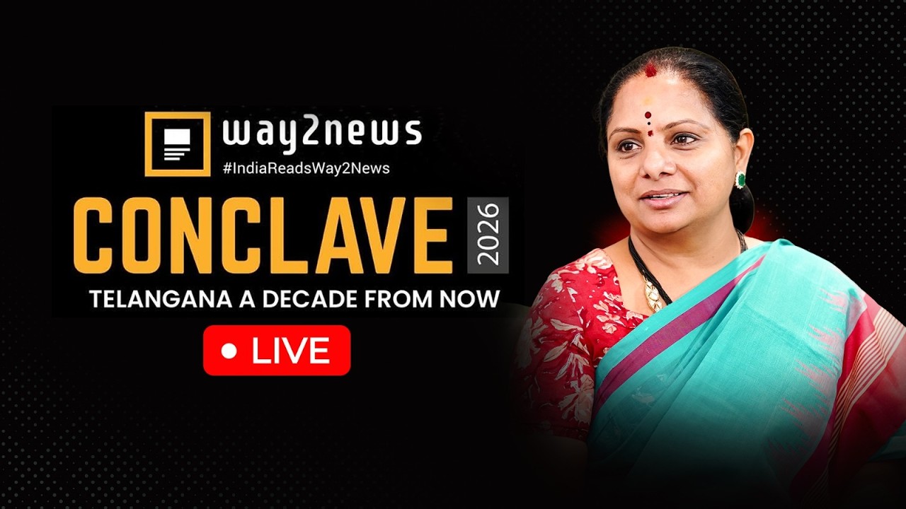 LIVE: Way2 News Conclave | Kalvakuntla Kavitha