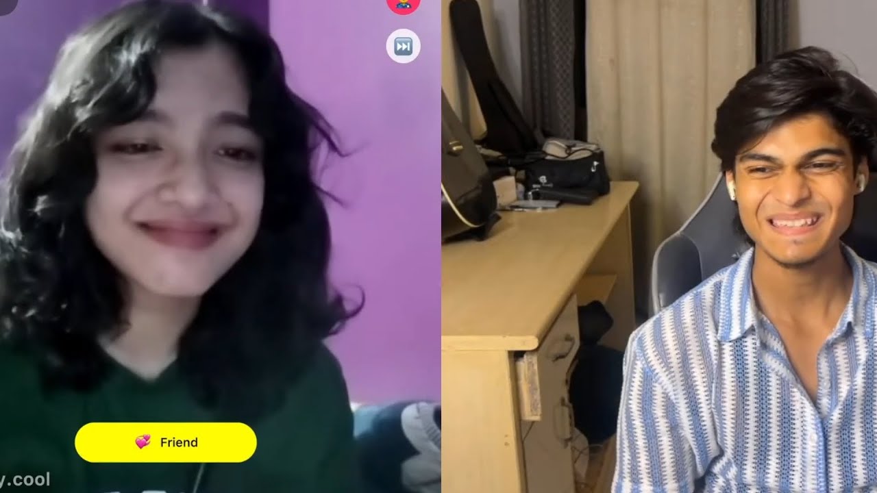 Monkey App Omegle Fun | Stranger&rsquo;s Unexpected Reply Ome TV Live Reaction 😂