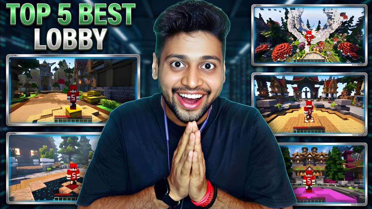 Top 5 Best Minecraft Server Lobby Hub Map + Free Download 2026