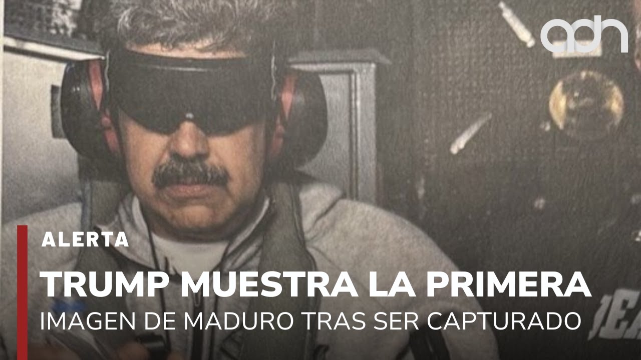 🚨&iexcl;&Uacute;ltima Hora! Trump da a conocer la primer imagen de Maduro tras ser capturado