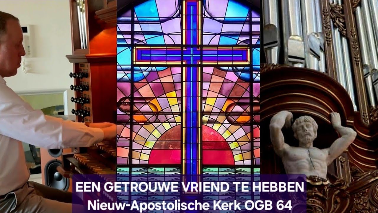 'EEN GETROUWE VRIEND TE HEBBEN' OGB 64 🇳🇱 OLD HYMNAL - Nieuw Apostolische Kerk Sweelinq Hinsz