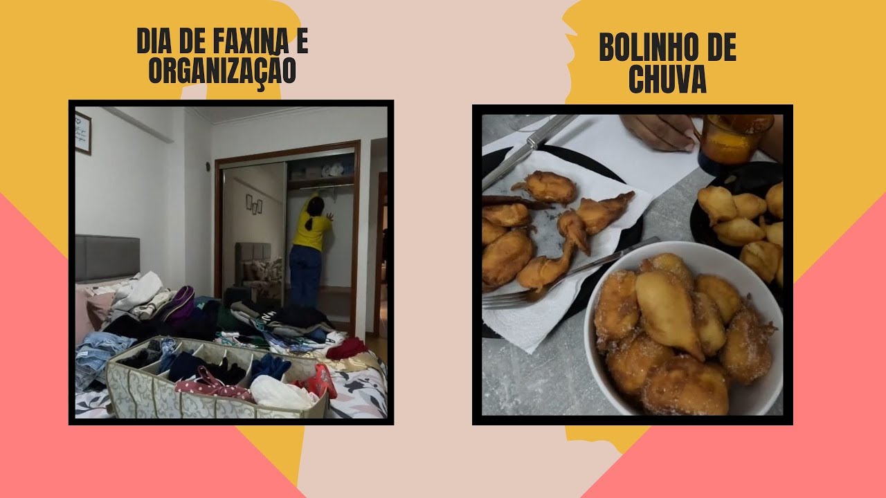 Dia de faxina no guarda roupa / Bolinho de  chuva