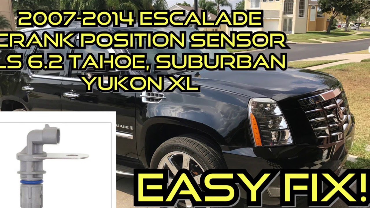 Crank position sensor install LS 2007-20014 Escalade Tahoe Yukon XL Suburban