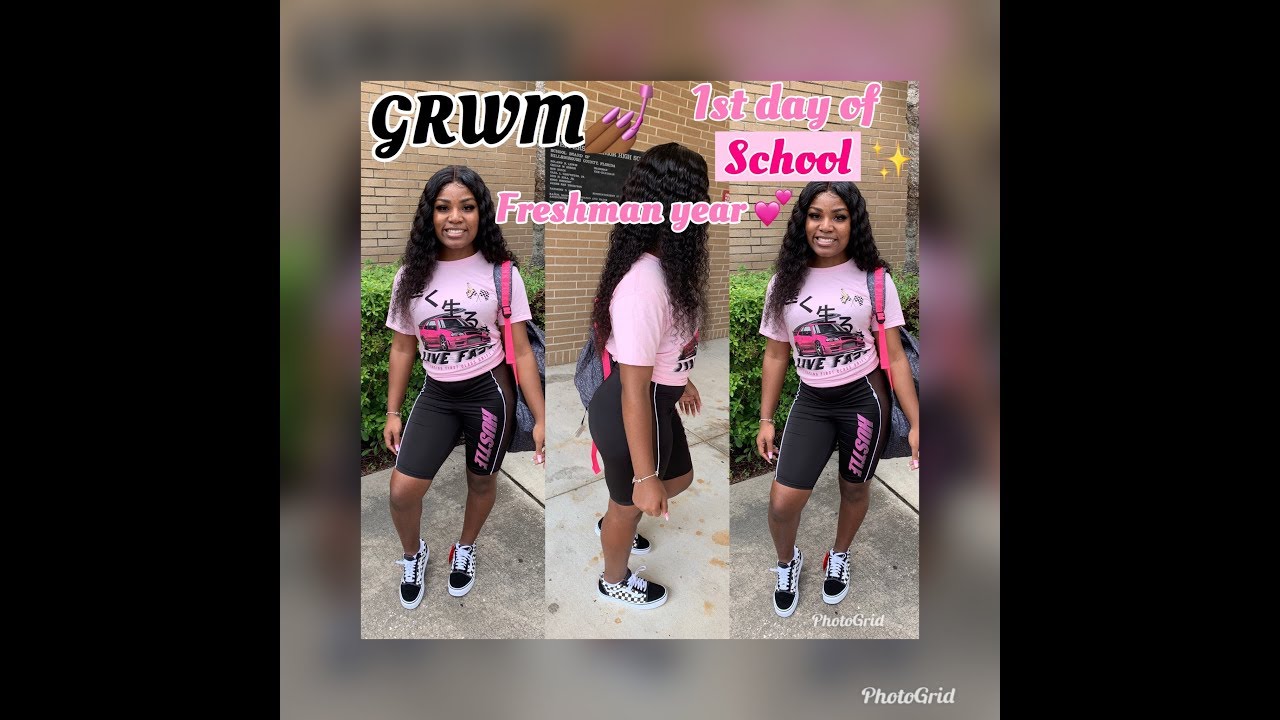 GRWM , First day of high school ( Freshman year ) 💅🏾✨