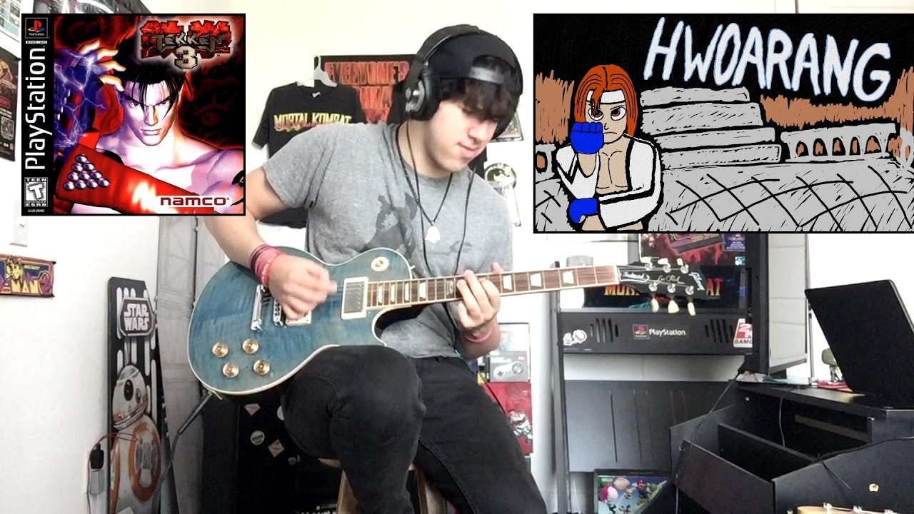 Tekken 3 - Hwoarang Theme - Guitar & Bass Cover - Remix