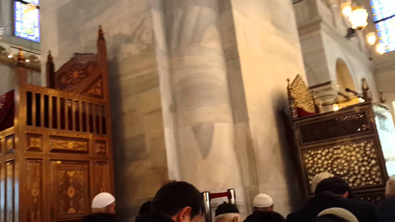 Fatih Camii Cuma Müezzinliği İç Ezan 22.04.2016
