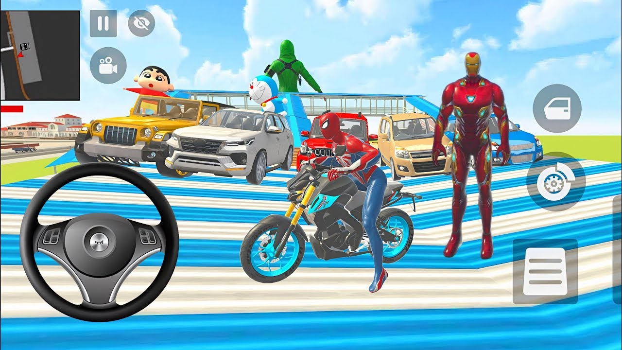 ❄️ Indian Thift Auto BatMan Game 🐝 Superhero Modify 💡Lightning_McQueen🔥Purchase All Car 🏎️ & Bike 🏍️
