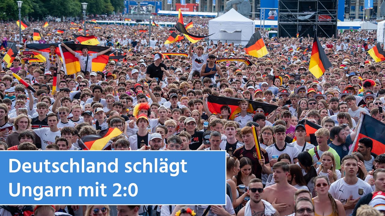 Deutschland schlägt Ungarn 2:0 - Stuttgarter feiern den zweiten EM-Sieg | STUGGI.TV