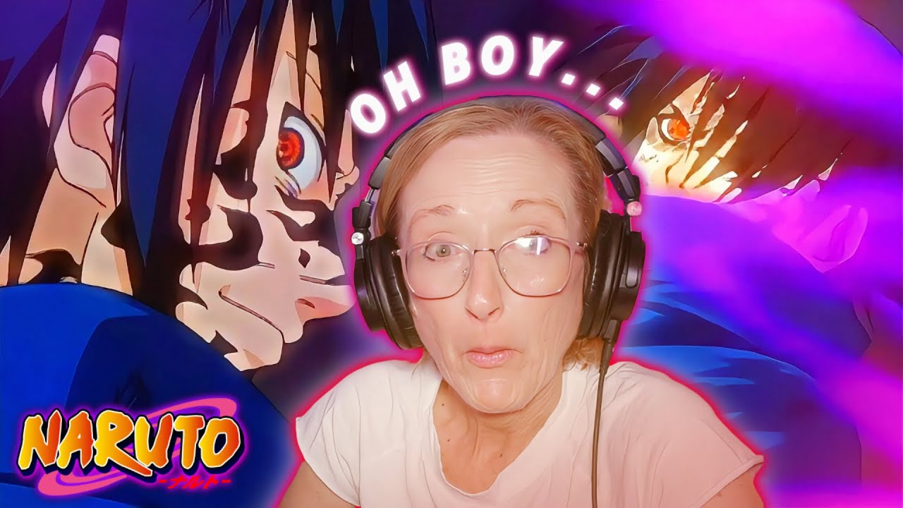 My Mom Reacts to Curse Mark Sasuke...