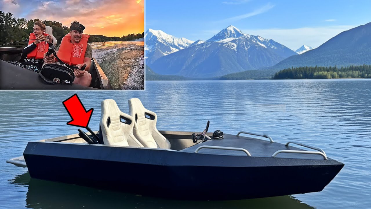 Worlds Cheapest Mini Jetboat First Water Test!! (First time in 4 years)