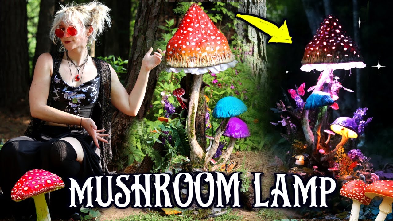 Я СДЕЛАЛ ЛАМПУ-ГРИБ 🍄✨