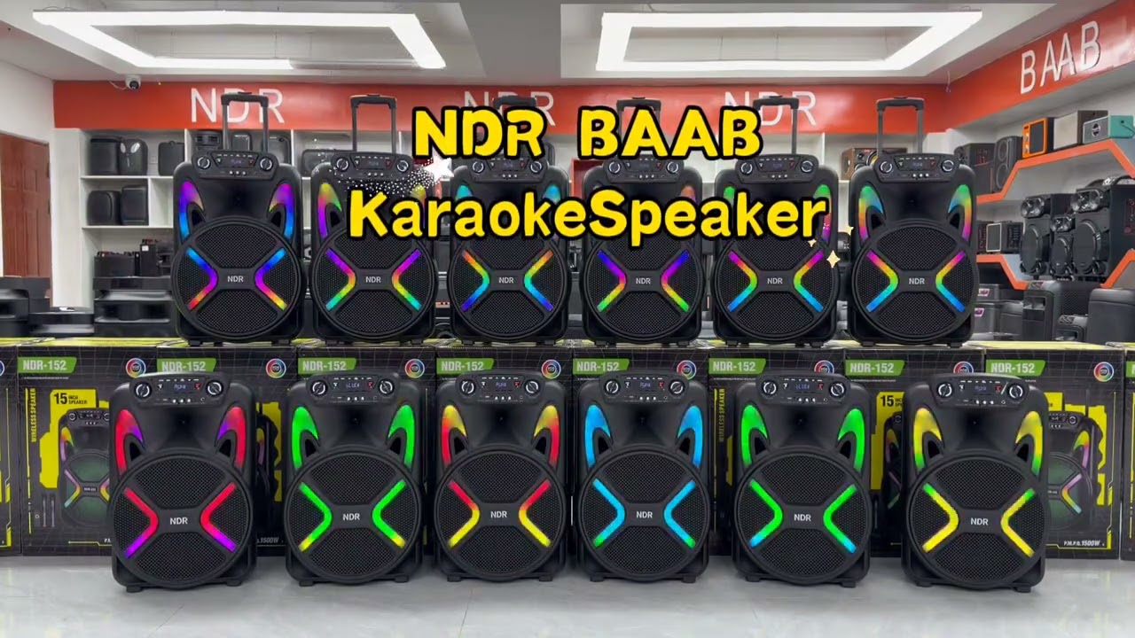  Dance Ready! 🕺 NDR BAAB  #BeatSyncSpeaker #RGBPartyAudio #BulkDanceSpeakers