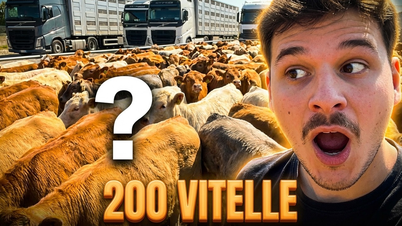 200 Vitelle Nuove! Guarda cosa è successo allo scarico...