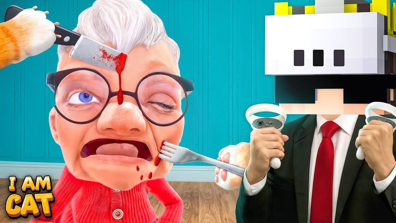 I KILLED MY GRANDMA! (I AM CAT VR)