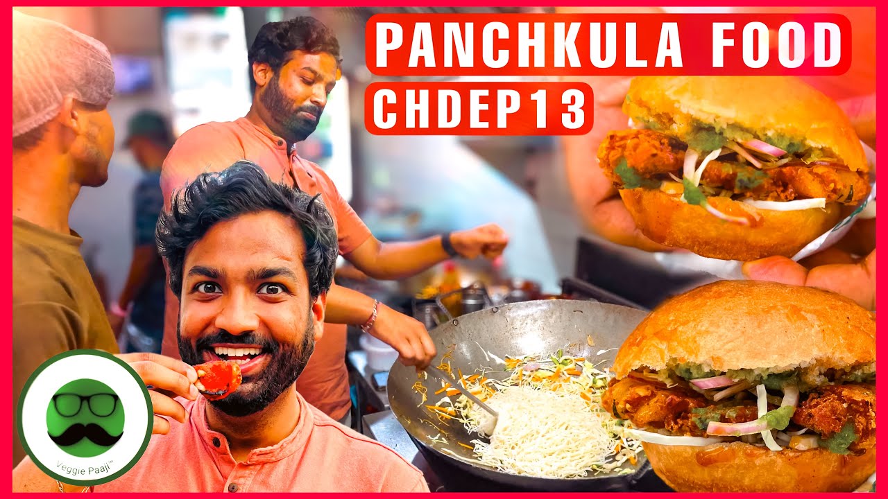 Panchkula 20 Sector Market Food | 9X Chaat Bun Tikki , Nik Bakers & More | Veggie Paaji