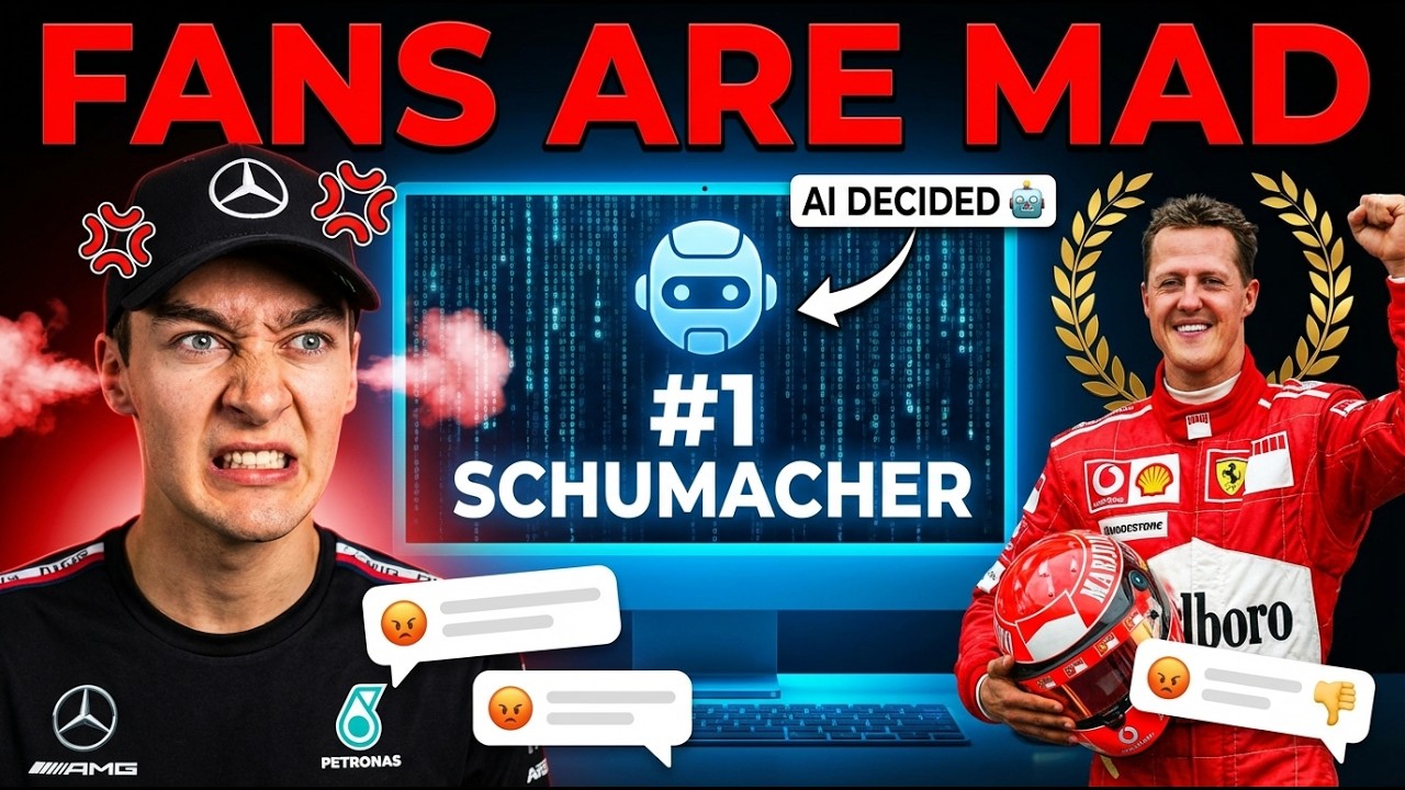 AI Ranked 30 F1 Drivers and Hamilton Fans Are FURIOUS