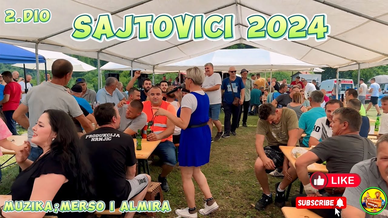 Gori pod šatorom Sajtovići kod Ibre Jahica Traktorijada Muz; Merso i Almira 29.06.2024