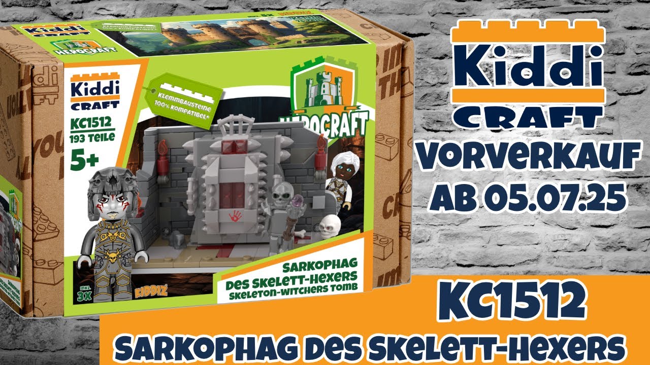 Kiddicraft KC1512 Sarkophag des Skelett-Hexers - Vorverkauf-Vorschau