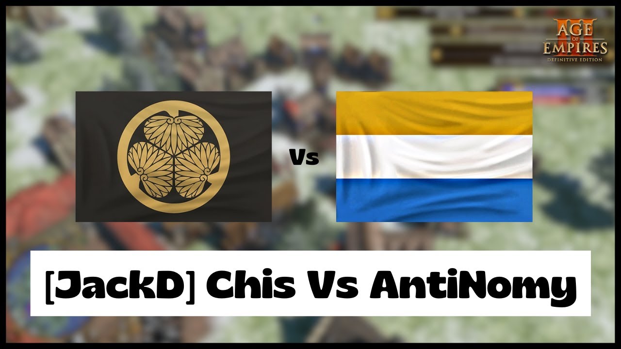 Age of Empires 3- Japan Vs Dutch | [JackD] Chis Vs [SolR] AntiNomy | Aoe3 DE | 1v1 Pro Game | 4K